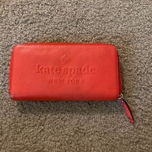 Kate space New York Wallet red